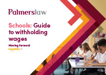 Schools: Guide to withholding wages